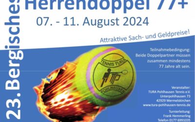 Herrendoppel-Turnier 77+ – Der Countdown läuft